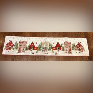 Cynthia Rowley Holiday Christmas Table Runner 16x70in